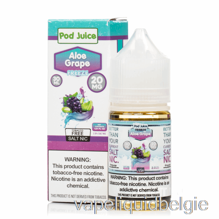 Vape Smaken Bevriezen Aloë Druif - Peulensap - 30ml 35mg